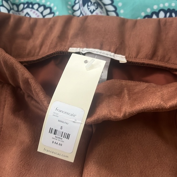 Suede Flare Pants - Picture 2 of 3